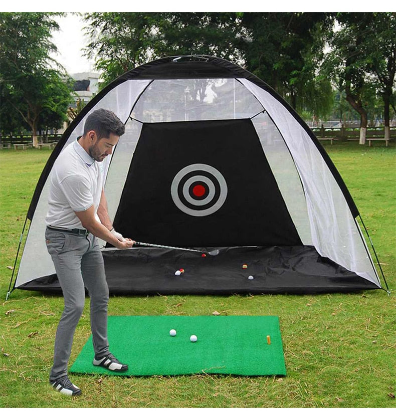 3M 2M Golf Ball Practice Training Net Gadgets Indoor Golf Exercise Hitting Target Tent Cage Garden Trainer Golf Hole