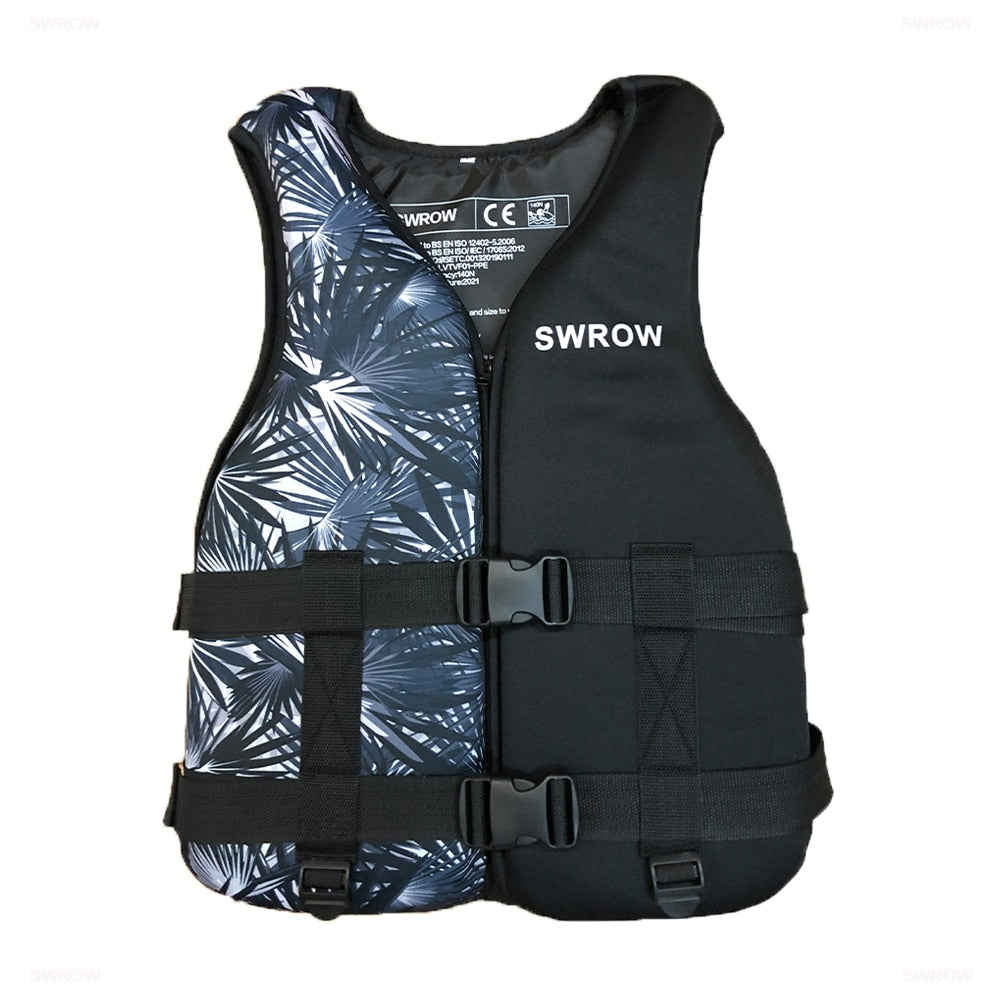 Universal Outdoor Swimming Boating Skiing Driving Vest Neoprene Life Jacket for Adult Children New Water Sports Buoyancy Jacket