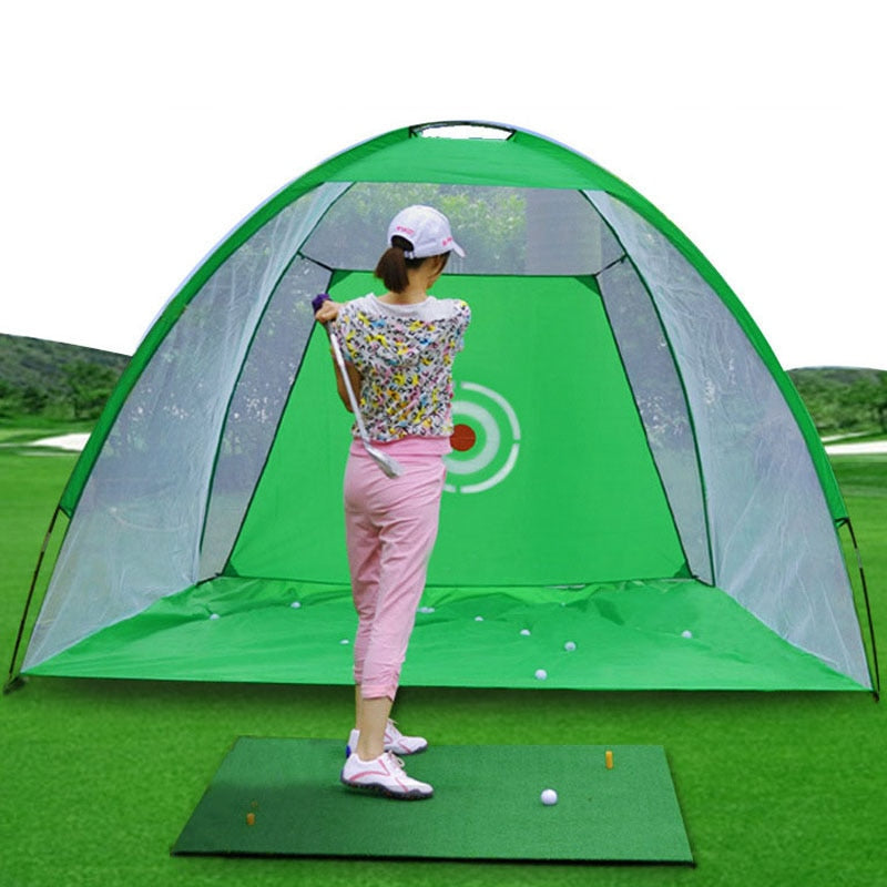 3M 2M Golf Ball Practice Training Net Gadgets Indoor Golf Exercise Hitting Target Tent Cage Garden Trainer Golf Hole