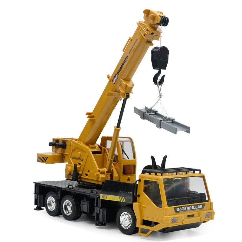 RC Hoist Crane Truck Model Engineering Car Toys for Children Boys Birthday Xmas Gift Remote Control Derrick Freight Elevator