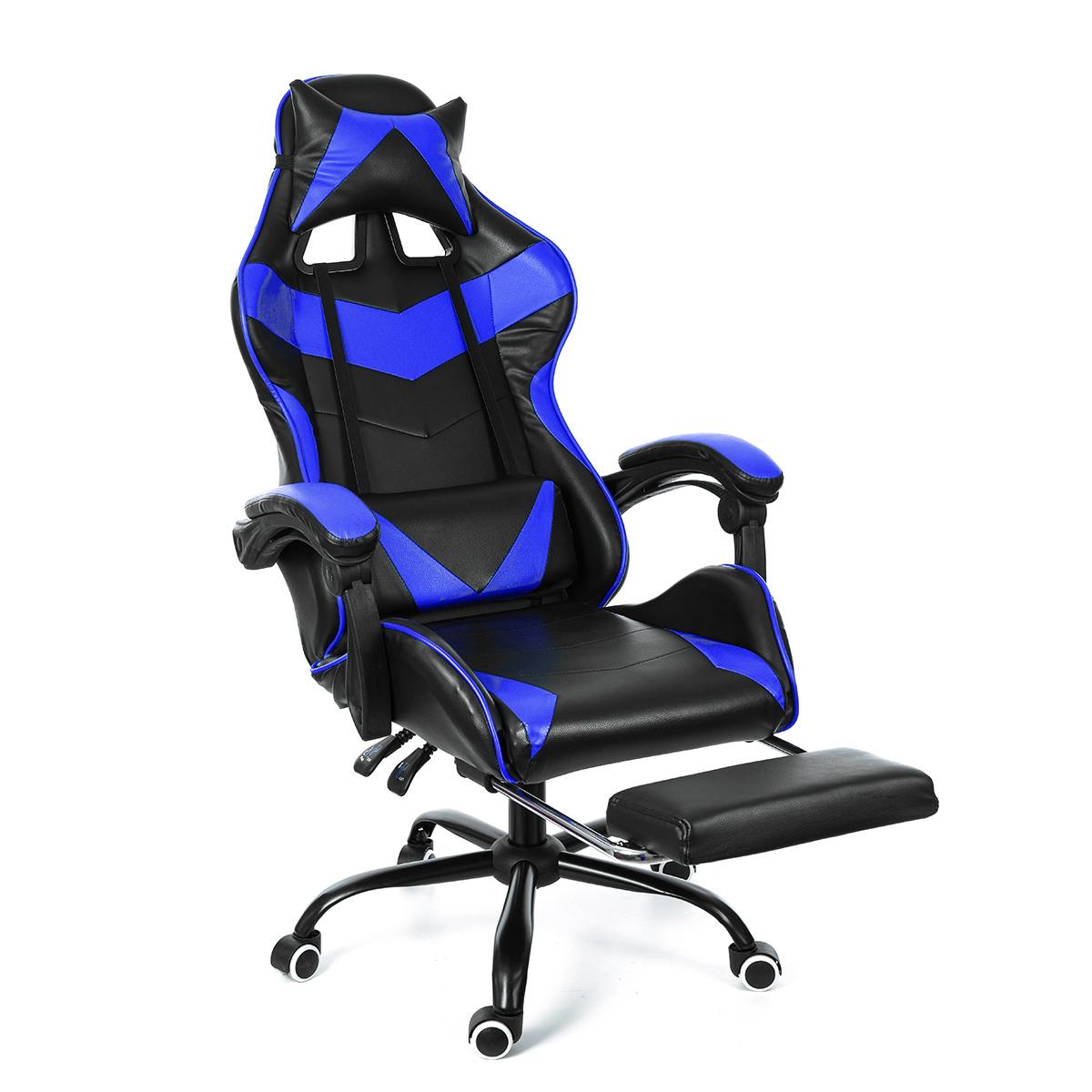 Computer Office Chair WCG Gaming Chair Home Internet Desk Chair with Footrest Swivel Lifting Lying Ergonomic Office Gamer Chair