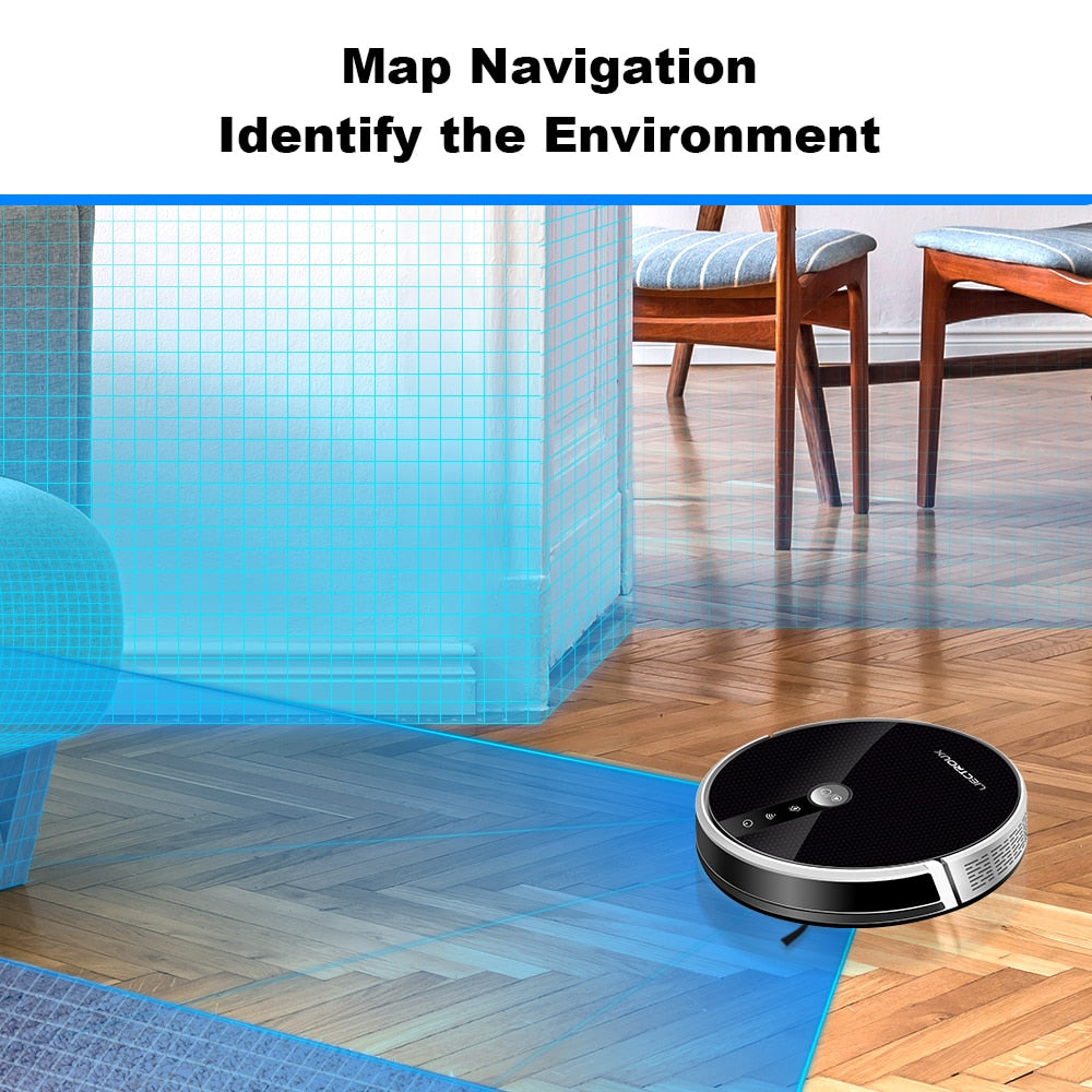 LIECTROUX C30B Robot Vacuum Cleaner Smart Mapping,App & Voice Control,6000Pa Suction,Wet Mopping,Floor Carpet Cleaning