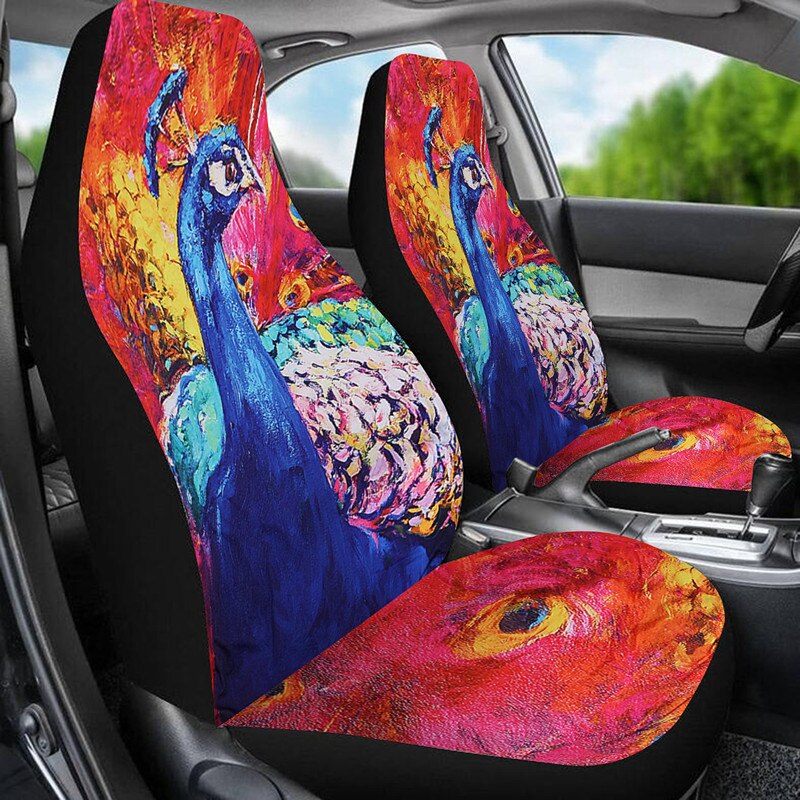 Universal 3D Animal Printing Car Seat Cover for SUV Car Interior Decor Fashion Animal Pattern Auto Seat Cover Car Seat Protector