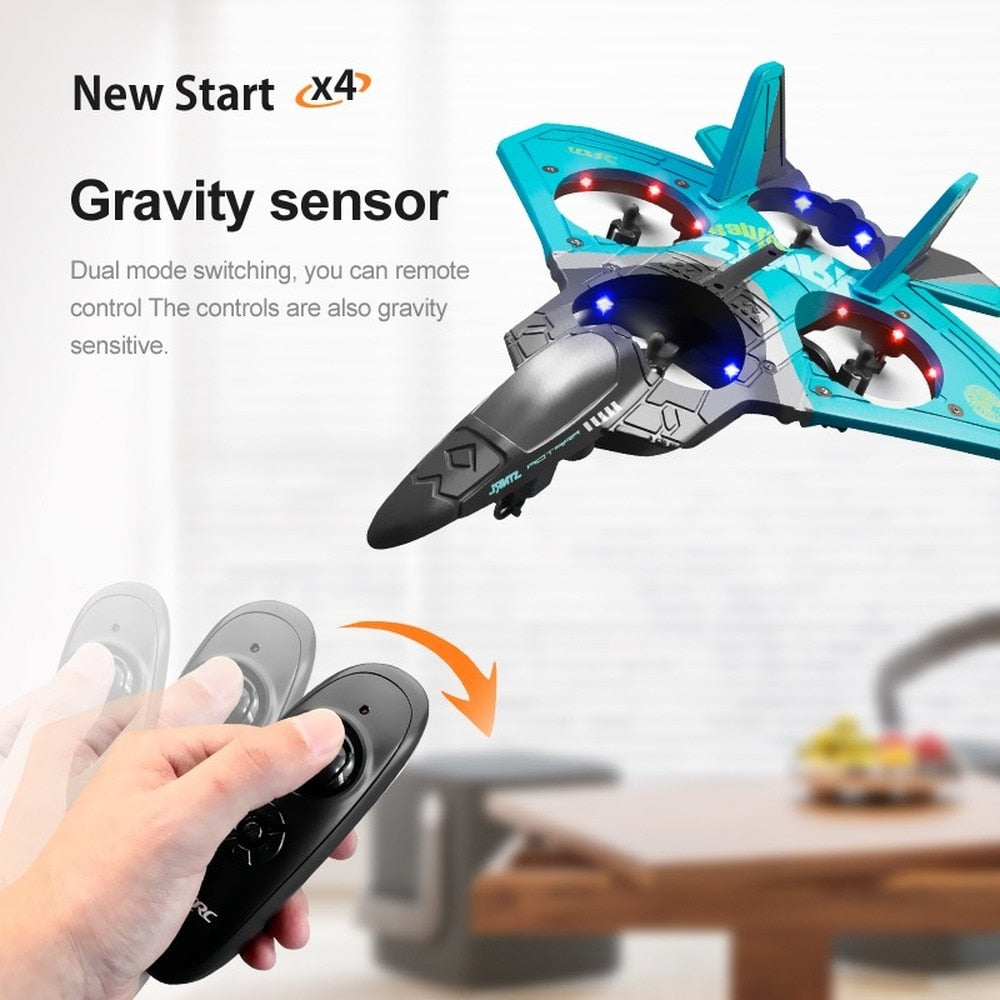 V17 Gravity Sensing Rc Plane Aircraft Glider Radio Control Helicopter EPP Foam Remote Controlled Airplane Toys for Boys Children