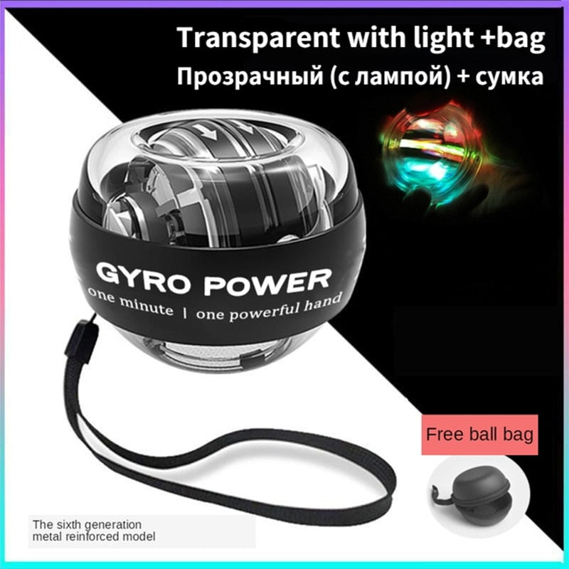 Wrist Ball Self-starting Gyroscope Powerball Gyro Power Hand Ball Muscle Relax Arm Wrist Force Trainer Fitness Sport Equipment