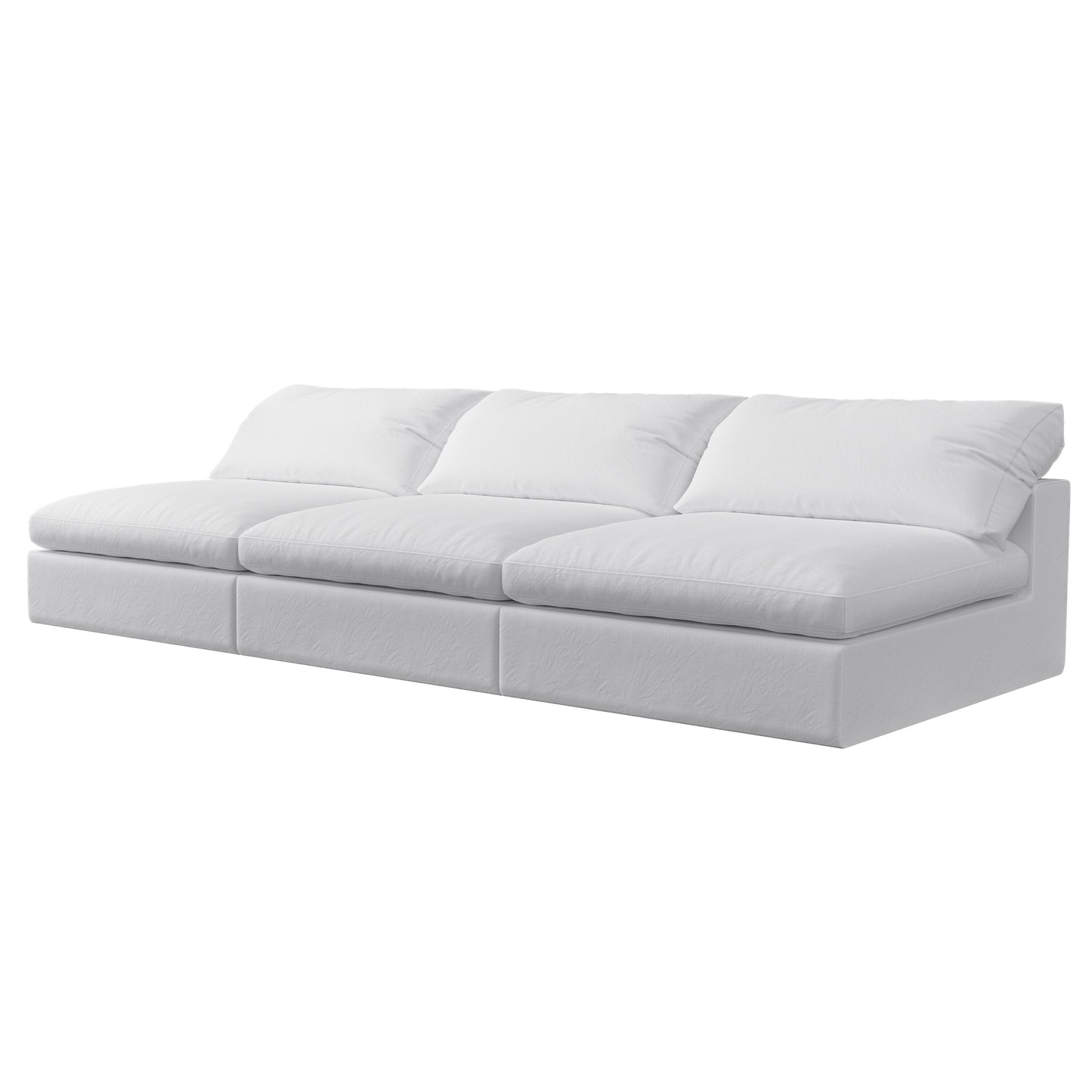 Cloud Puff Sofa Living room Chairs Modern Modular Sectional Sofawith Pillow, Cushion Covers Removable, High Density Memory Foam