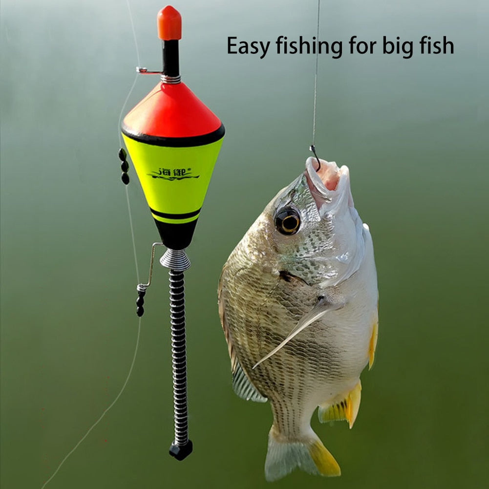 1-5PCS Portable Automatic Fishing Float Fast Bobber Fishing Accessories Fast Fishing Bobber Set Ocean Fishing Float Device Tools