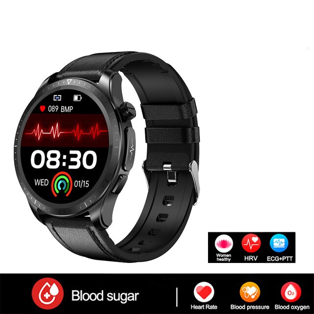 Xiaomi 2023 Blood Glucose Monitor Smart Watch Men Women ECG+PPG Body Temperature Blood Oxygen Heart Rate Health Sport Smartwatch