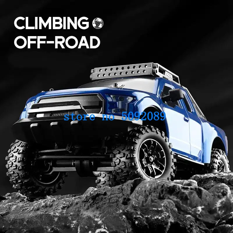 4WD Professional Off-Road Electric RC Car Truck 1:16 Simulated Lighting Group PVC Shell Steer Engine Remote Control Truck Model