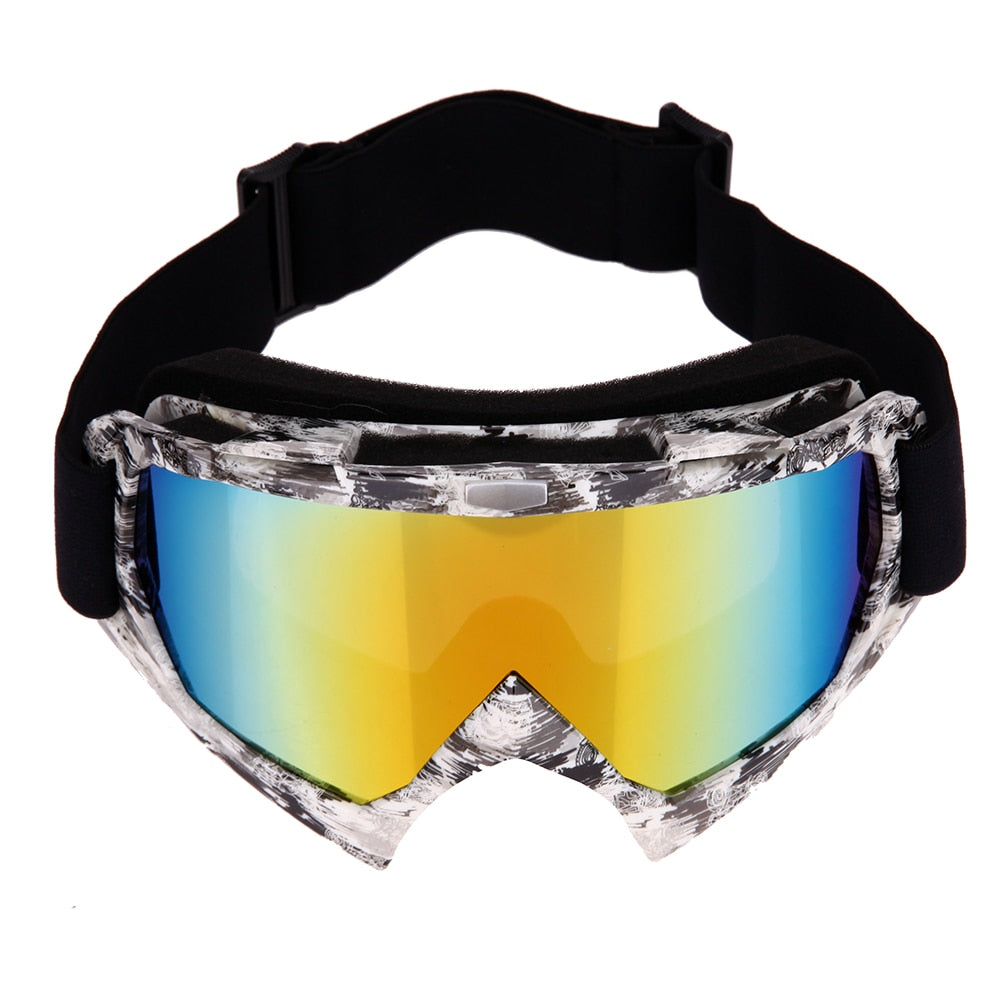 Professional Motocross Goggles Dirt Bike ATV Motorcycle Ski Glasses Anti-fog Big Ski Mask Glasses Skiing Snow Goggles