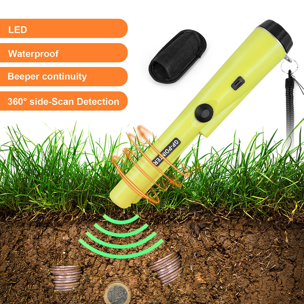 MD1008A Metal Detector Professional Handheld Gold Treasure Underground Metal Detector Tracker Seeker Finder Kids Metal detector