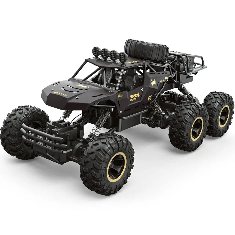 Oversized 46CM 2.4G Radio Remote Control Alloy 6WD Off-Road Vehicle Charging High-Speed RC Climbing Racing Car Toy Gift For Boy