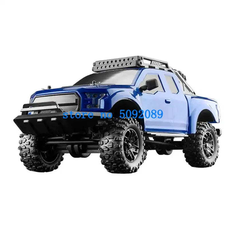 4WD Professional Off-Road Electric RC Car Truck 1:16 Simulated Lighting Group PVC Shell Steer Engine Remote Control Truck Model