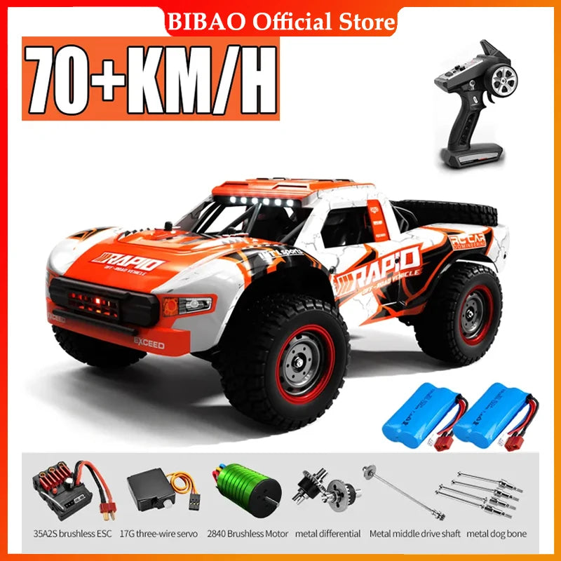 JJRC Q130 1:12 70KM/H 4WD RC Car with Light Brushless Motor Remote Control Cars High Speed Drift Monster Truck Adults Kids Toys