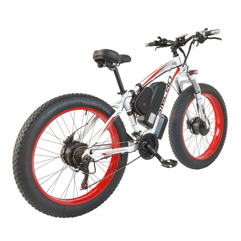 US Stock 2000w bike Dual Motor Electric Bicycle Smlro XDC600 Pro Fat mountain bike 26 inch 48V 22.4Ah Hydraulic disc brake ebike