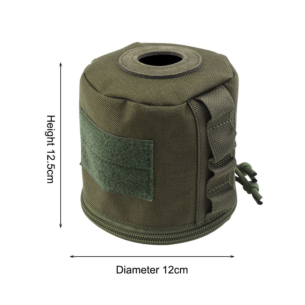 Roll Paper Storage Bag Outdoor Tactical Military Molle Style Tissue Case Toilet Roll Paper Storage Holder for Camping Hiking