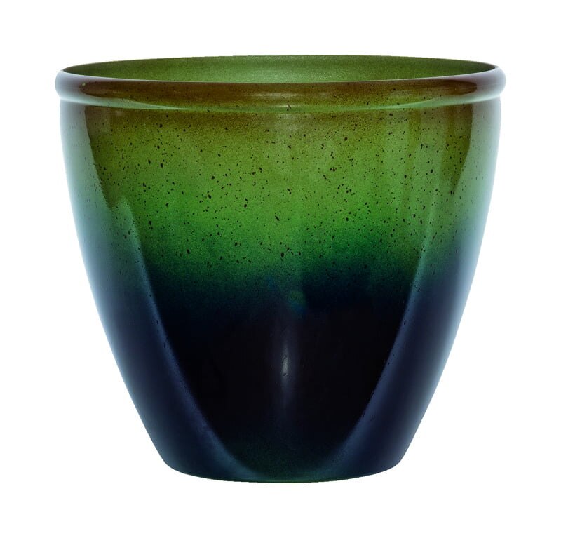 16in Ombre Decorative Resin Plant Flower Planter Pot,