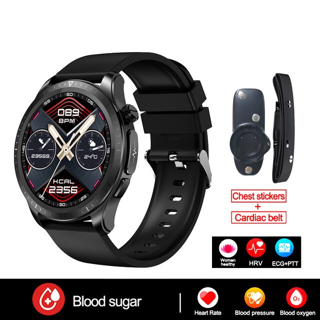 Xiaomi 2023 Blood Glucose Monitor Smart Watch Men Women ECG+PPG Body Temperature Blood Oxygen Heart Rate Health Sport Smartwatch