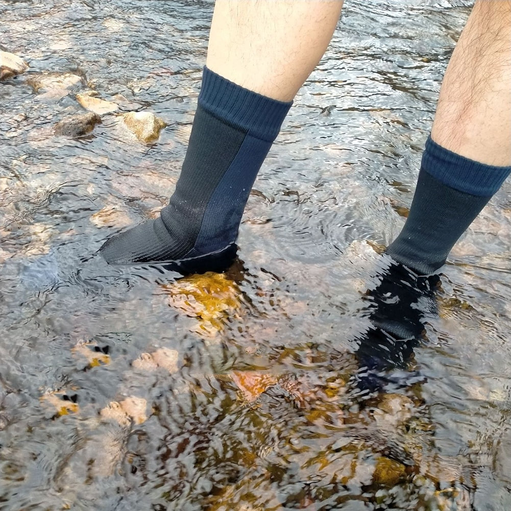 Waterproof Socks Warm Outdoor Camping Hunting Fishing Breathable Wear-resisting Good Elasticity Soft Wading Men