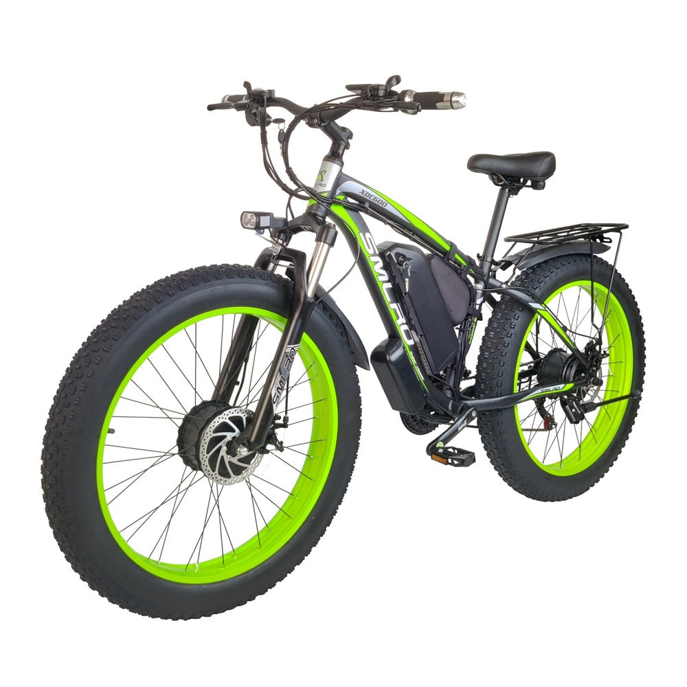 US Stock 2000w bike Dual Motor Electric Bicycle Smlro XDC600 Pro Fat mountain bike 26 inch 48V 22.4Ah Hydraulic disc brake ebike