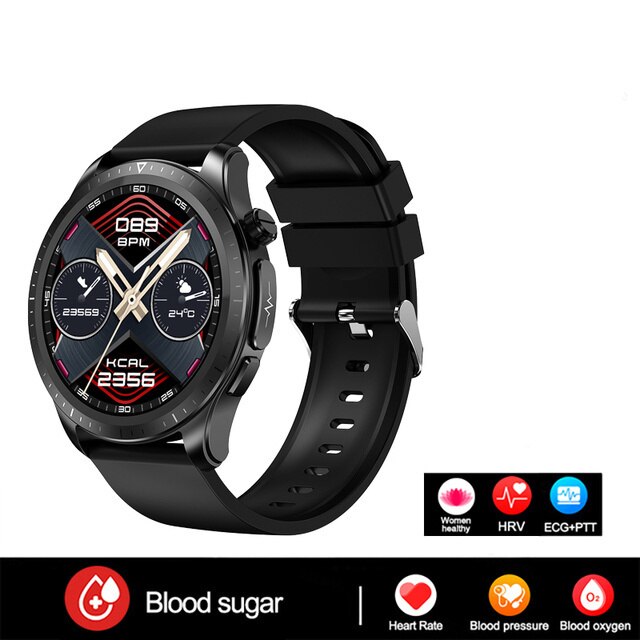 Xiaomi 2023 Blood Glucose Monitor Smart Watch Men Women ECG+PPG Body Temperature Blood Oxygen Heart Rate Health Sport Smartwatch