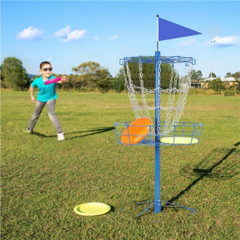 SmileMart 12-Chain Disc Golf Goal for Target Practice