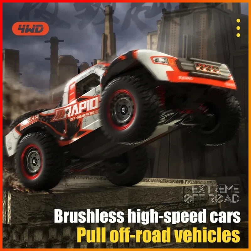 JJRC Q130 1:12 70KM/H 4WD RC Car with Light Brushless Motor Remote Control Cars High Speed Drift Monster Truck Adults Kids Toys