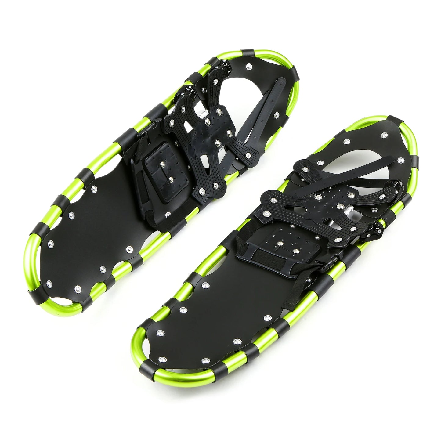 ROEAM Snow Shoes Aluminum Snow Shoes with Adjustable Poles Carry Bag for Women Men Winter Ski boots Snowshoes