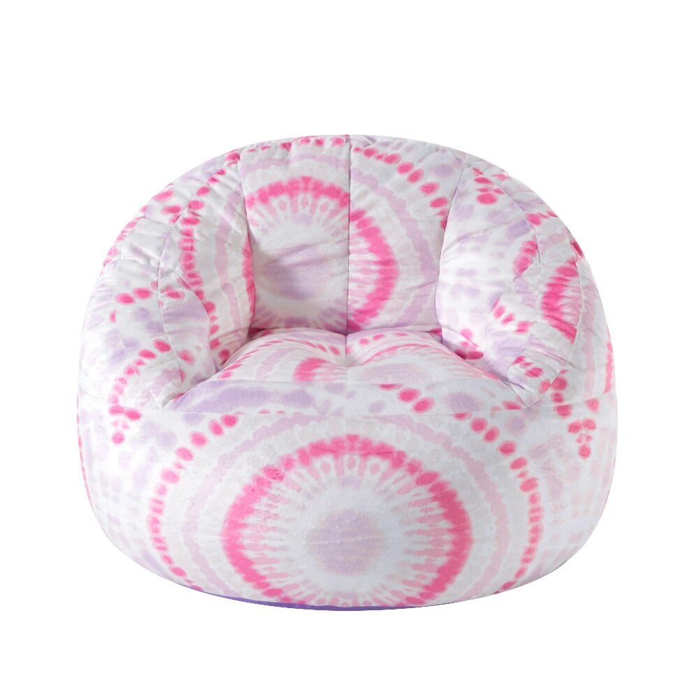 Super Soft  Bean Bag Chair, Pink Blue Memory Foam Stuffed Lounger Chairs for Kids, Adults