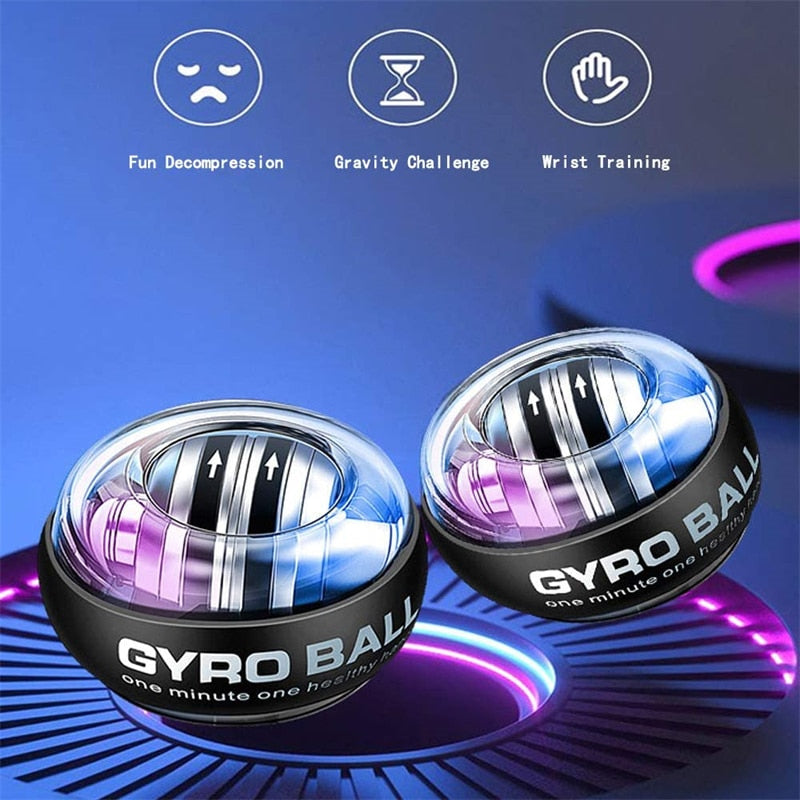 Wrist Ball Self-starting Gyroscope Powerball Gyro Power Hand Ball Muscle Relax Arm Wrist Force Trainer Fitness Sport Equipment