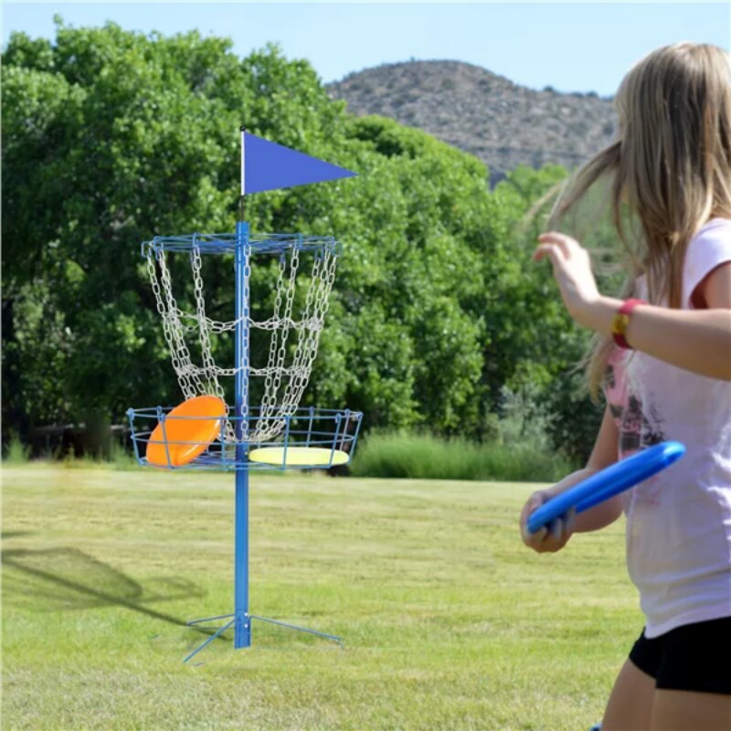 SmileMart 12-Chain Disc Golf Goal for Target Practice