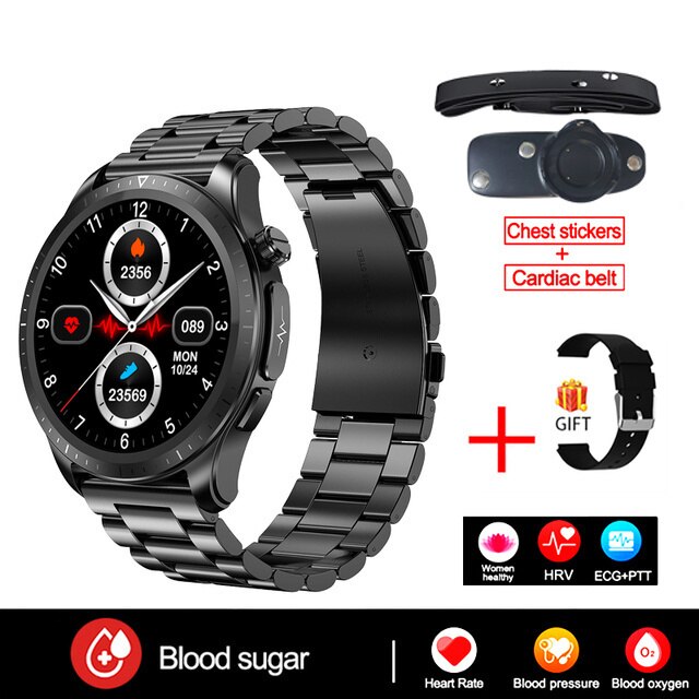 Xiaomi 2023 Blood Glucose Monitor Smart Watch Men Women ECG+PPG Body Temperature Blood Oxygen Heart Rate Health Sport Smartwatch