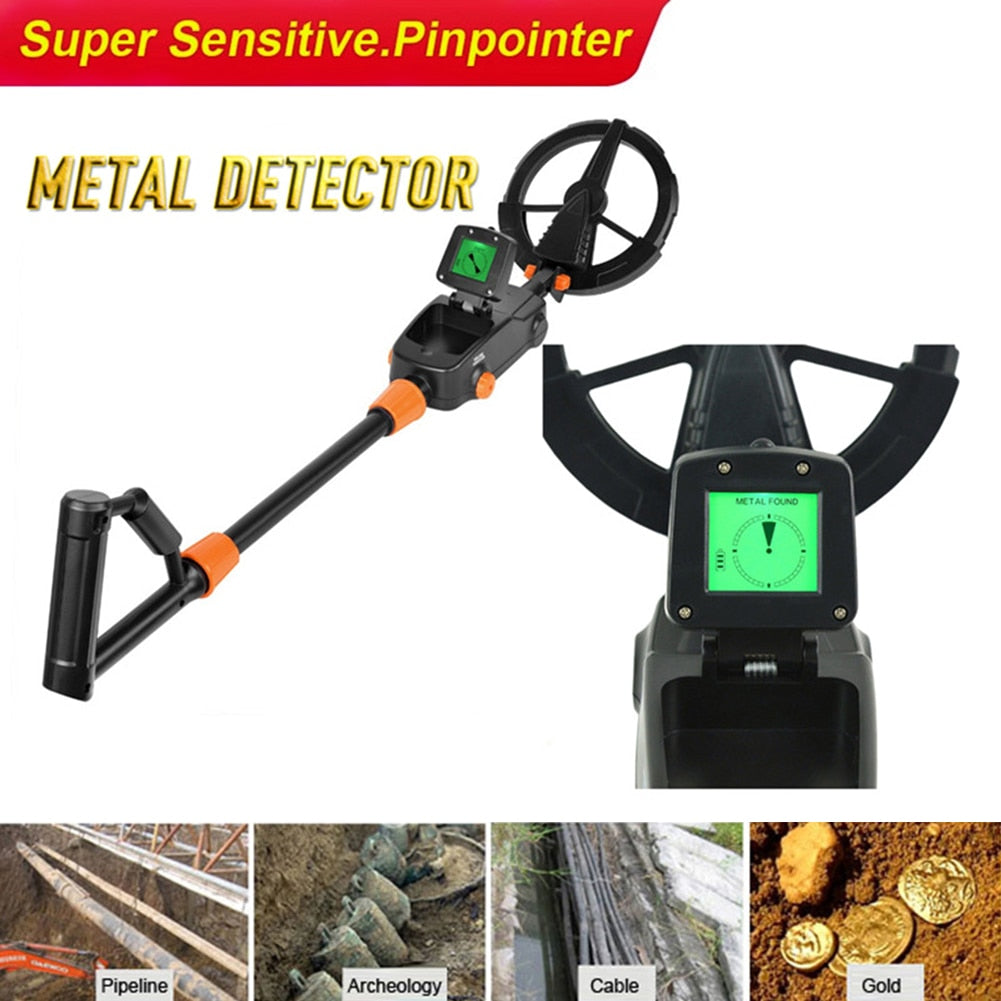 MD1008A Metal Detector Professional Handheld Gold Treasure Underground Metal Detector Tracker Seeker Finder Kids Metal detector