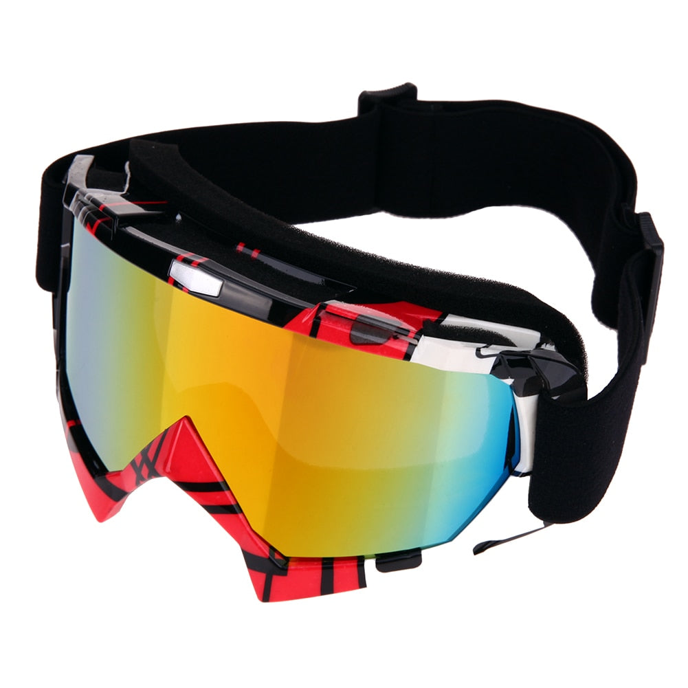 Professional Motocross Goggles Dirt Bike ATV Motorcycle Ski Glasses Anti-fog Big Ski Mask Glasses Skiing Snow Goggles