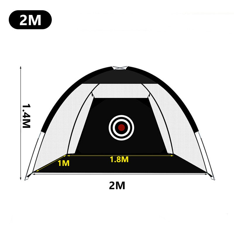 3M 2M Golf Ball Practice Training Net Gadgets Indoor Golf Exercise Hitting Target Tent Cage Garden Trainer Golf Hole