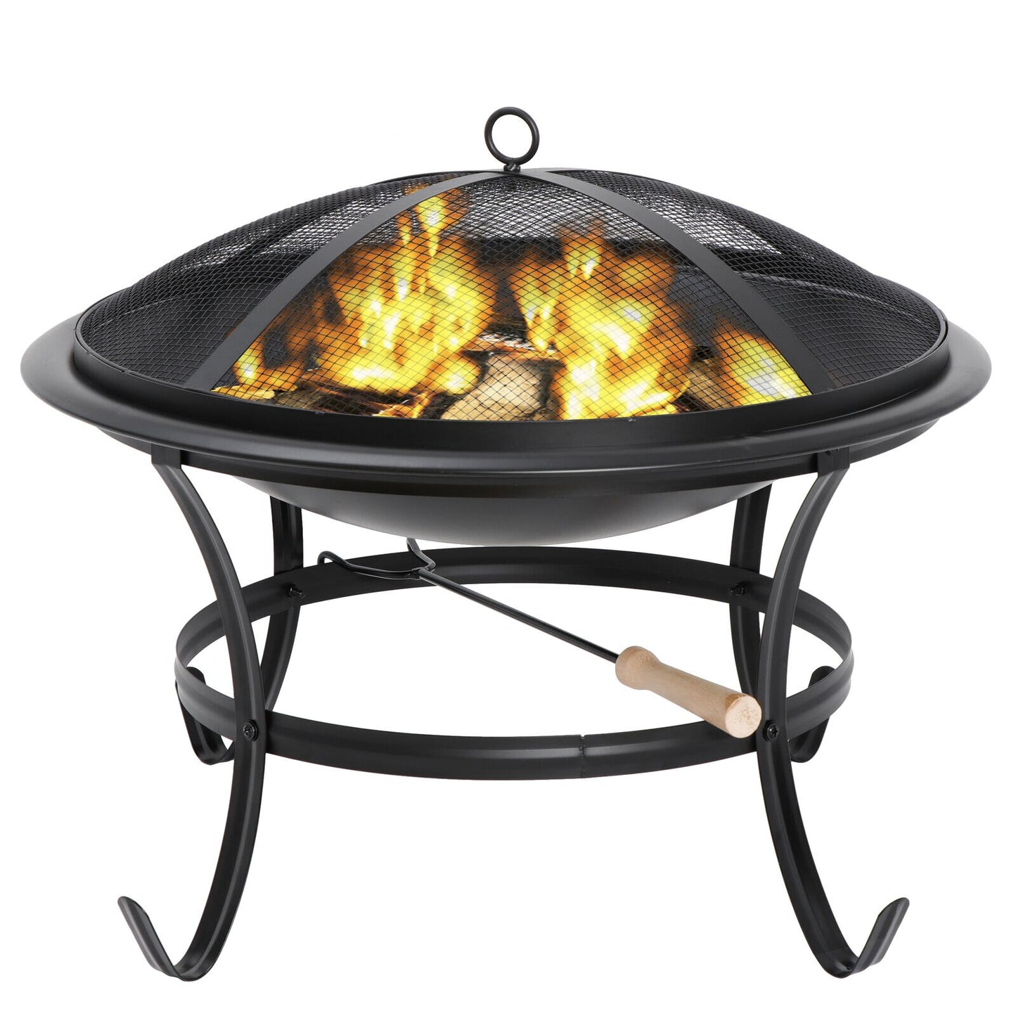 22 Fire Pit Heater Backyard Wood Burning Patio Deck Stove Fireplace Table