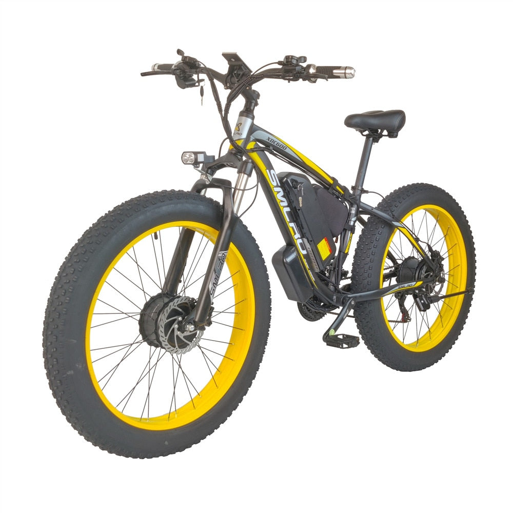 US Stock 2000w bike Dual Motor Electric Bicycle Smlro XDC600 Pro Fat mountain bike 26 inch 48V 22.4Ah Hydraulic disc brake ebike