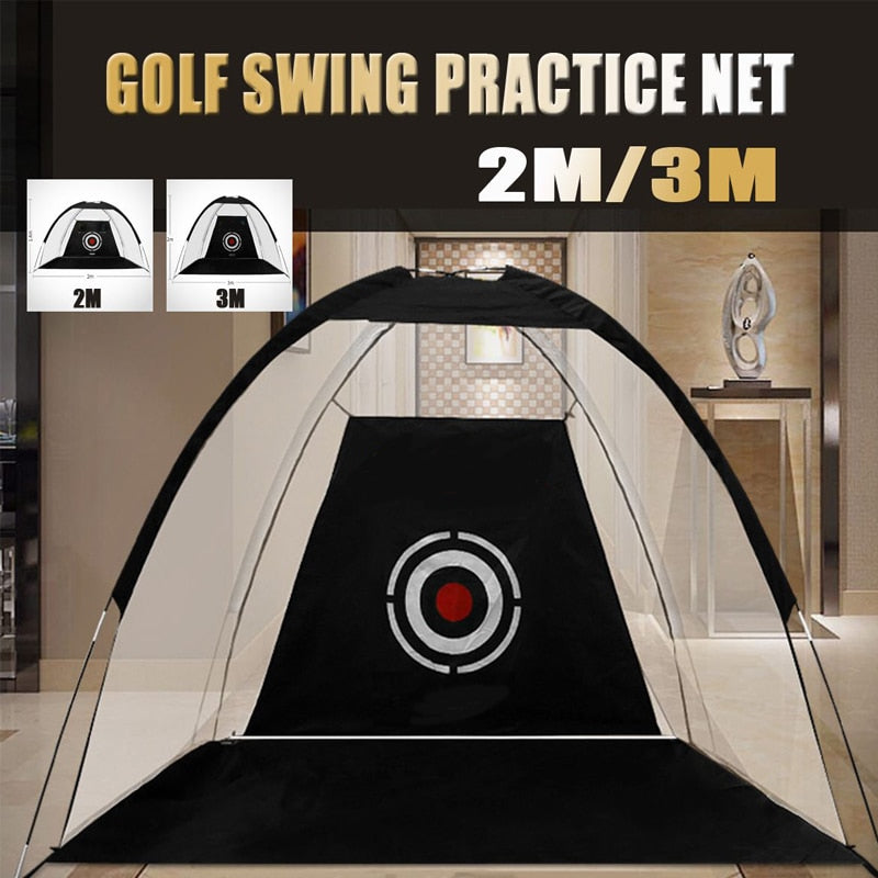 3M 2M Golf Ball Practice Training Net Gadgets Indoor Golf Exercise Hitting Target Tent Cage Garden Trainer Golf Hole