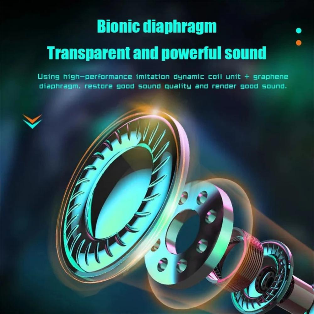 2022 N35 TWS Gaming Earphones Touch Earbuds Bluetooth Wireless Headphones 300mAh Battery Long Standby HIFI Waterproof Headset