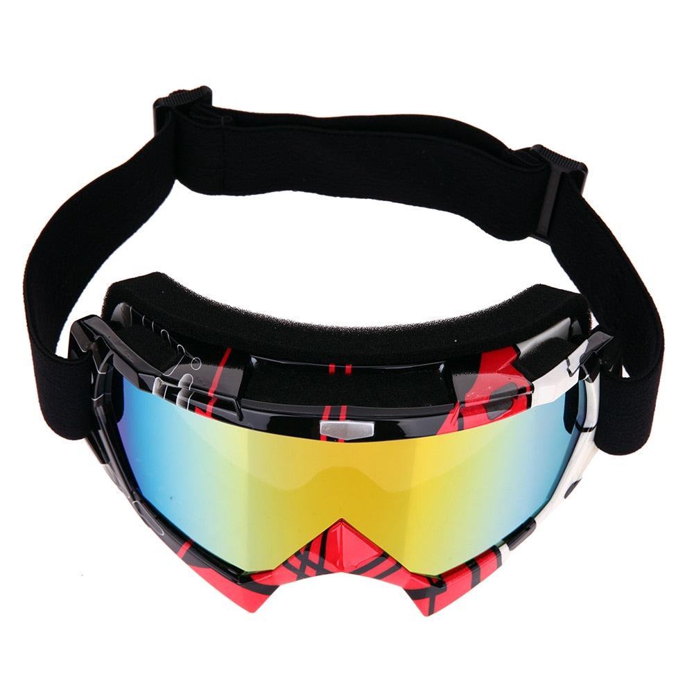 Professional Motocross Goggles Dirt Bike ATV Motorcycle Ski Glasses Anti-fog Big Ski Mask Glasses Skiing Snow Goggles