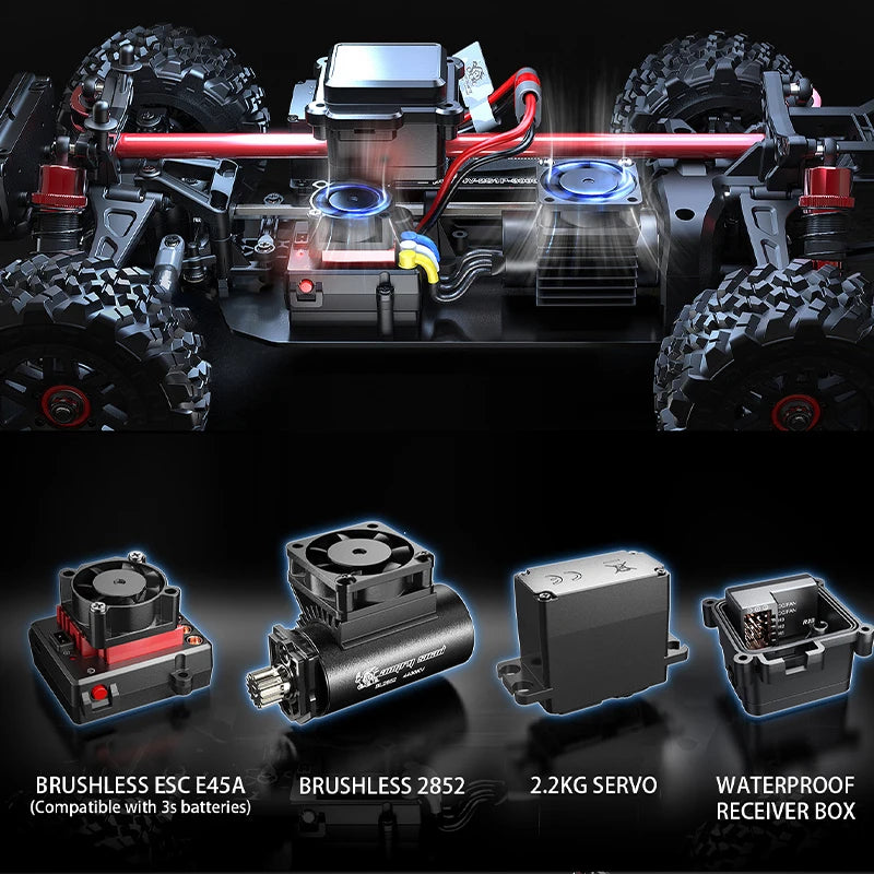 MJX Hypergo 14210 14209 RC Car 3S Professional Brushless Remote Contro Racing Off-Road Drifting High-Speed Truck Toys for Kids