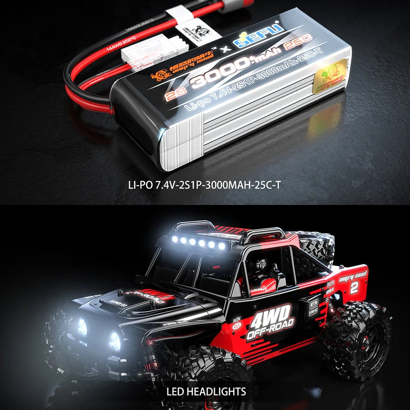 MJX Hypergo 14210 14209 RC Car 3S Professional Brushless Remote Contro Racing Off-Road Drifting High-Speed Truck Toys for Kids