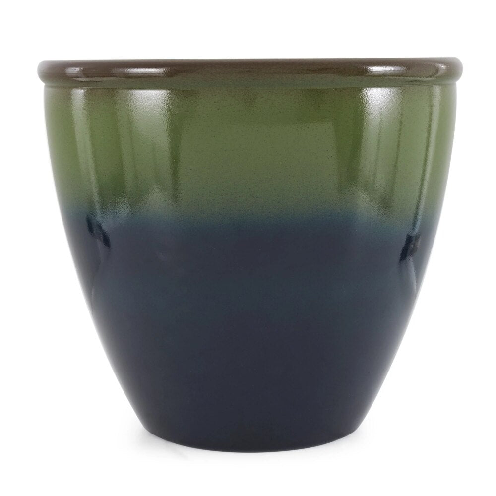 16in Ombre Decorative Resin Plant Flower Planter Pot,