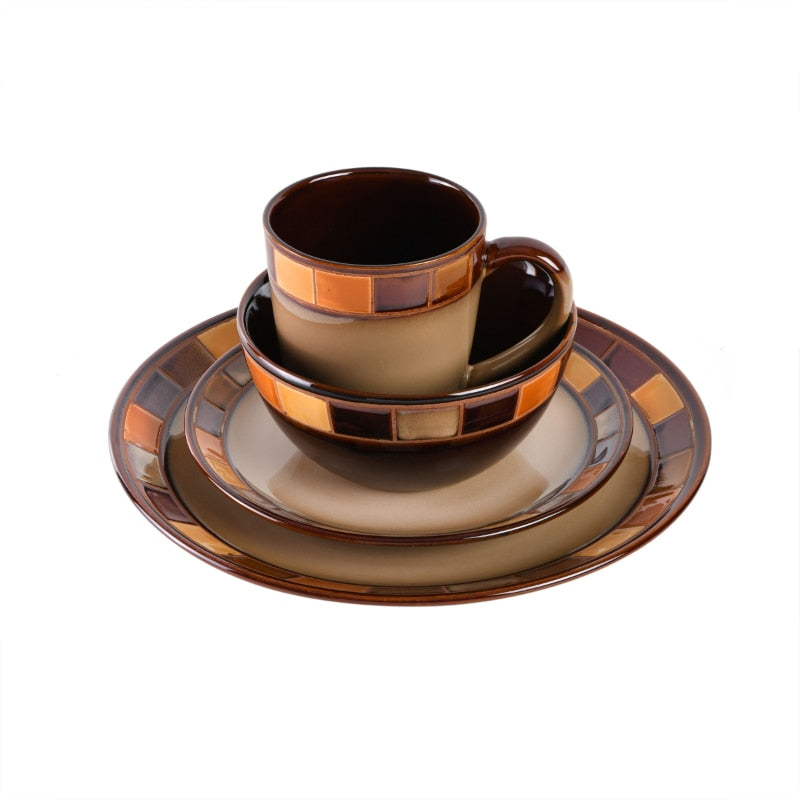 Gibson Elite Casa Estebana 16-Piece Dinnerware Set