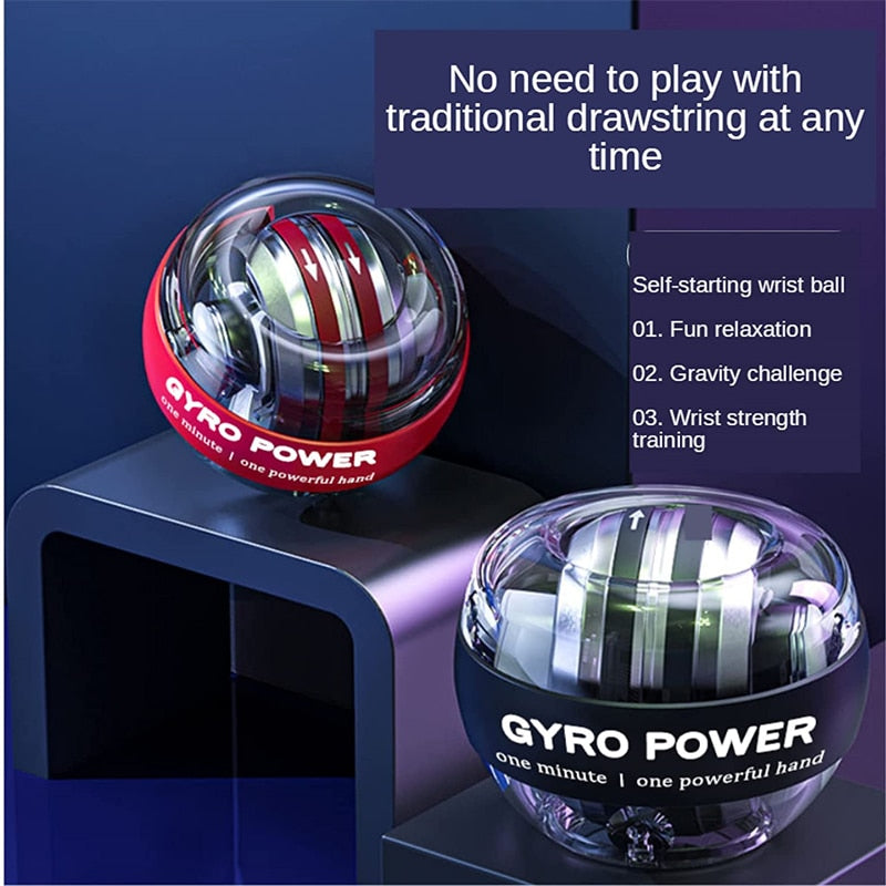 Wrist Ball Self-starting Gyroscope Powerball Gyro Power Hand Ball Muscle Relax Arm Wrist Force Trainer Fitness Sport Equipment