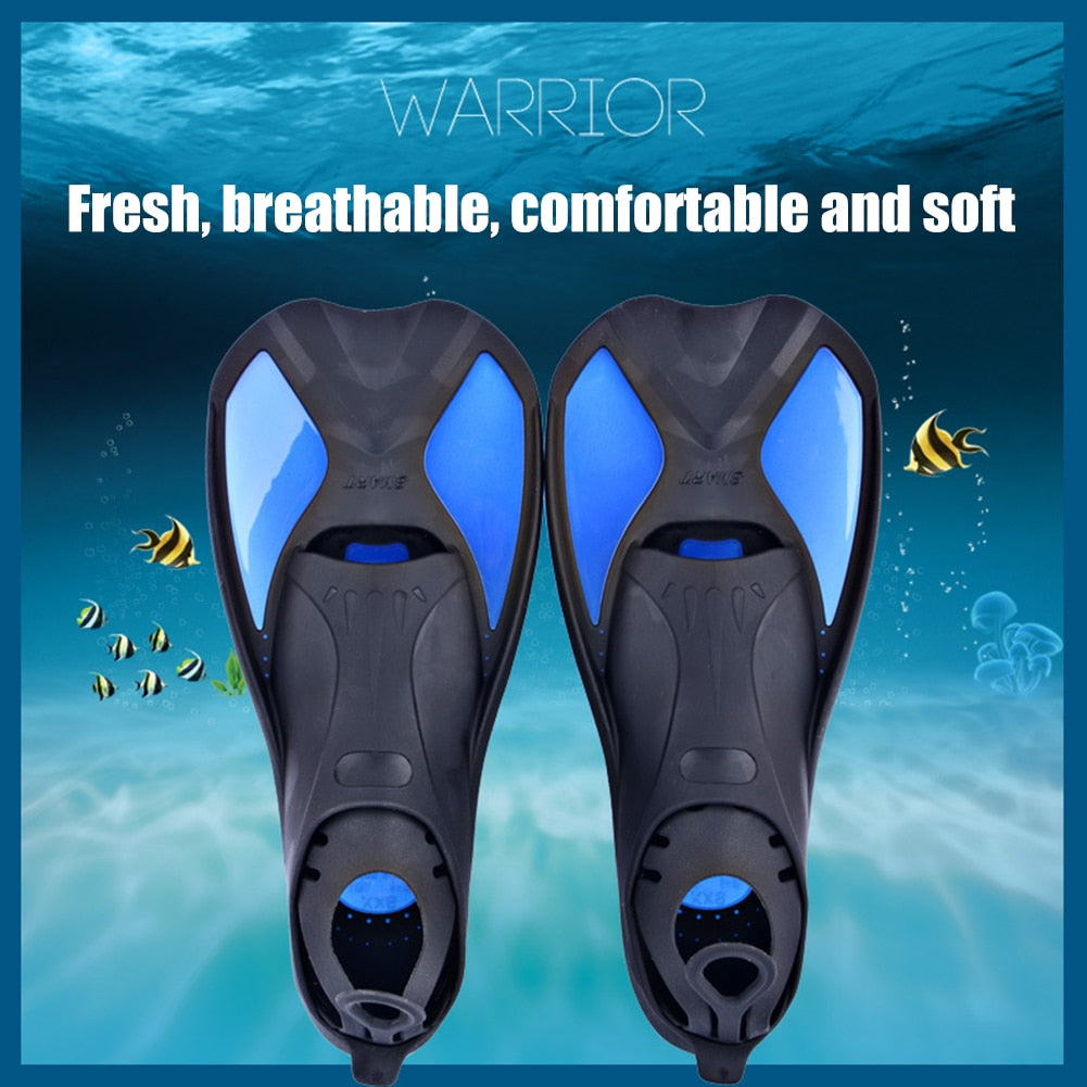 Snorkeling Diving Swimming Fins Unisex Adult/kids Flexible Comfort Swimming Fins Submersible Foot  Fins Flippers Water Sports