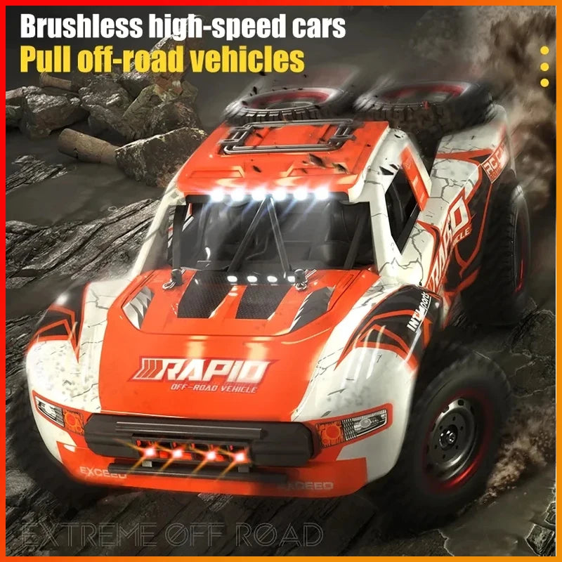 JJRC Q130 1:12 70KM/H 4WD RC Car with Light Brushless Motor Remote Control Cars High Speed Drift Monster Truck Adults Kids Toys