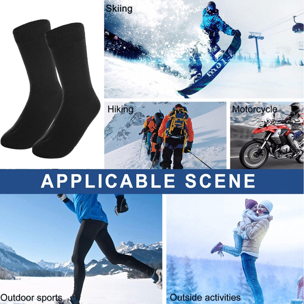 Waterproof Socks Warm Outdoor Camping Hunting Fishing Breathable Wear-resisting Good Elasticity Soft Wading Men