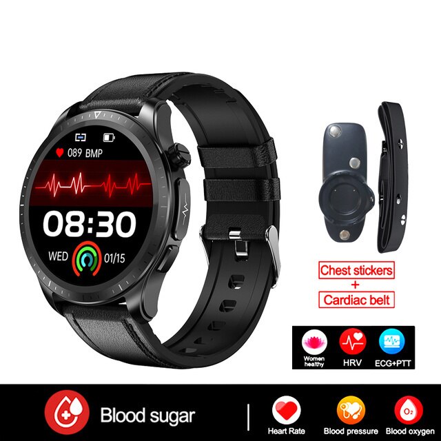 Xiaomi 2023 Blood Glucose Monitor Smart Watch Men Women ECG+PPG Body Temperature Blood Oxygen Heart Rate Health Sport Smartwatch