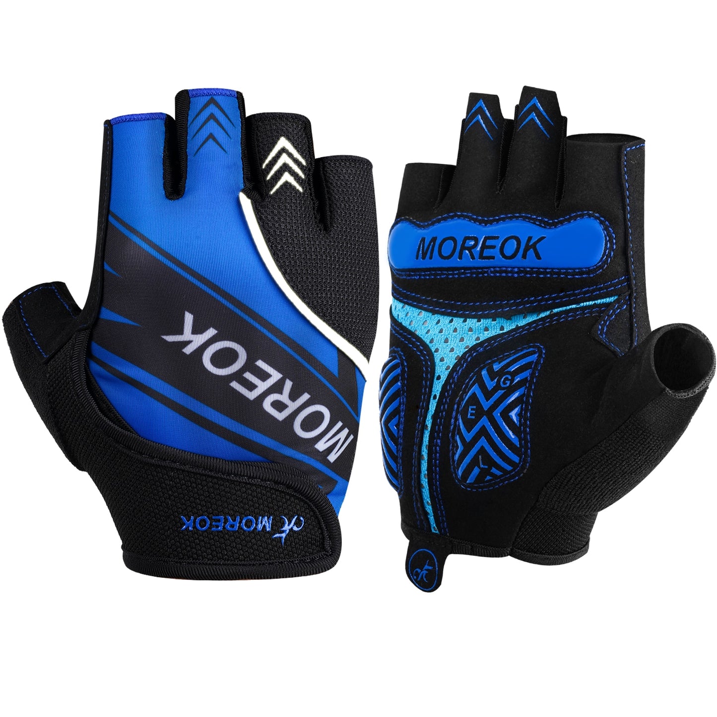 MOREOK Bike Gloves Shockproof Breathable Road Cycling Gloves Gel Pads Dirt Bike MTB Bike Cycling Bicycle Gloves for Men Women